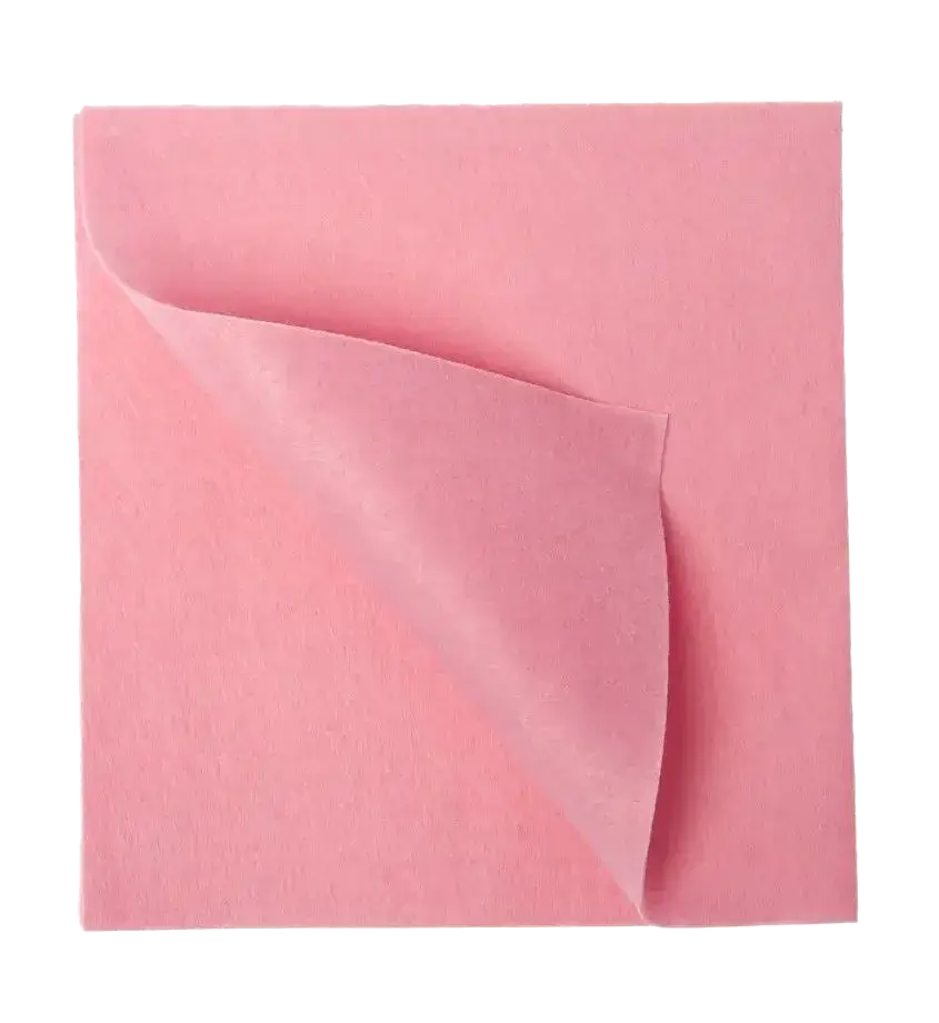 Серветки віскозні Clean Up 38х30 рожеві 10 шт