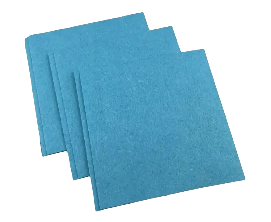 Серветки віскозні Clean Up 38х30 блакитна 10 шт