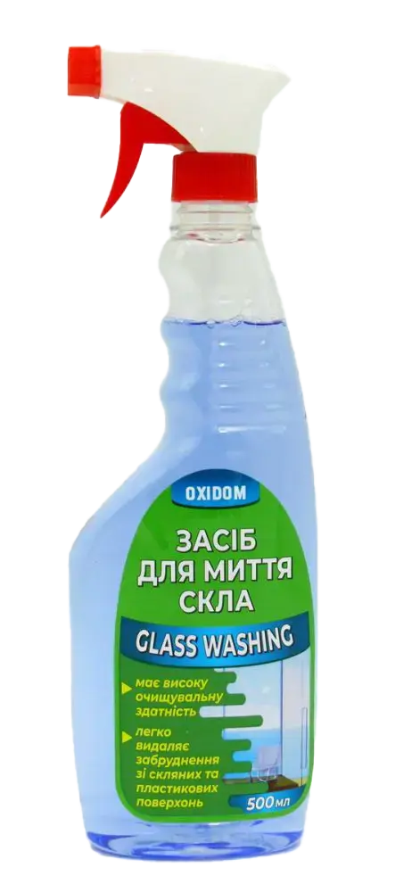 Засіб для миття скла OXIDOM 500 г з трігером